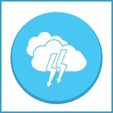 Beyin fırtınası yaratıcı bir fikir düz tasarım simgesi.