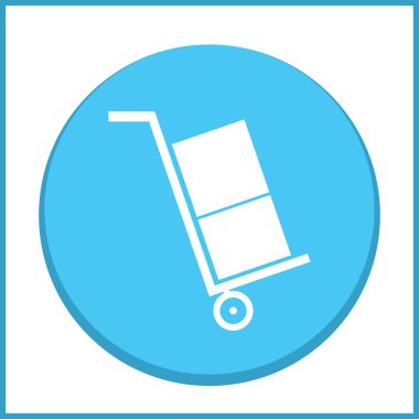 Bagaj vektör web simgesi.