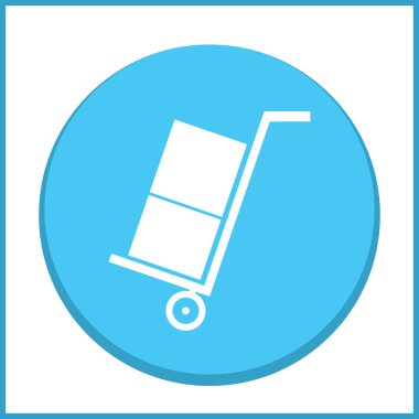 Bagaj vektör web simgesi.