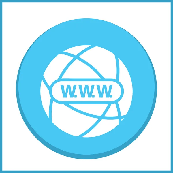 Web sitesi web vektör simgesi — Stok Vektör