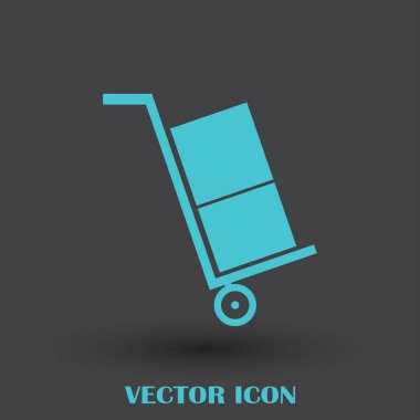 Bagaj vektör web simgesi.