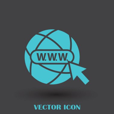 Web sitesi web vektör simgesi