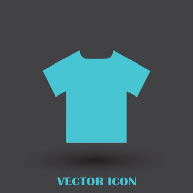 T-shirt web simge vektör.
