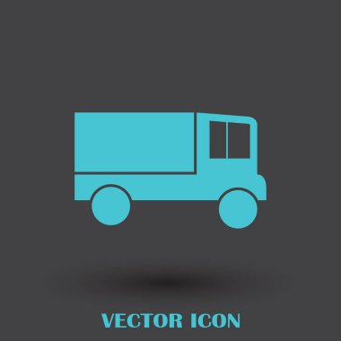 Teslimat vektör web simgesi