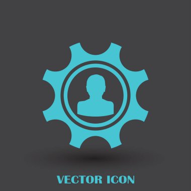 antika arka plan vektör sanat ile dişli simgesini