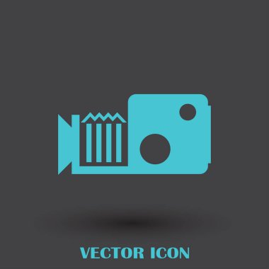 video kamera vektör simgesi