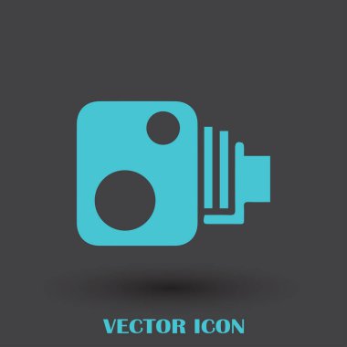 video kamera vektör simgesi