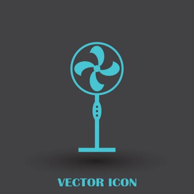 Havalandırma simgesi. Hava havalandırma veya fan simge. Vektör çizim