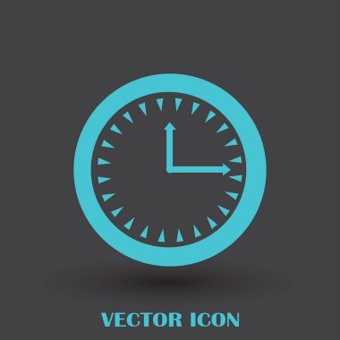 Saat, saat vektör simgesi