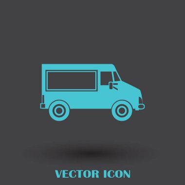 Araba icon.car simge vektör. Vektör çizim.