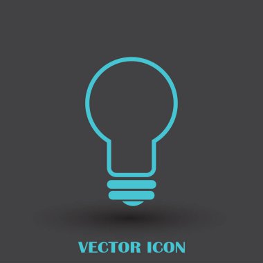 Lamba simge düz vektör