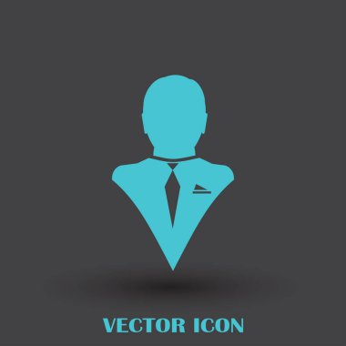 İşadamı vektör web simgesi