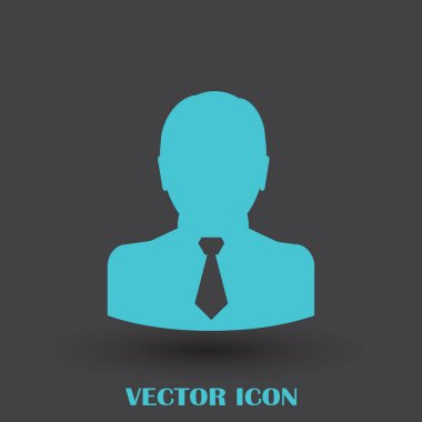 İşadamı vektör web simgesi