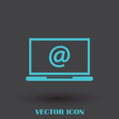 dizüstü bilgisayar kutsal kişilerin resmi içinde e-posta