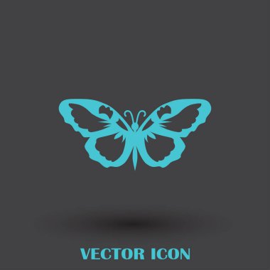 Kelebek vektör web simgesi