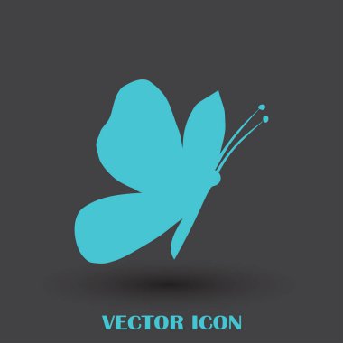 Kelebek vektör web simgesi