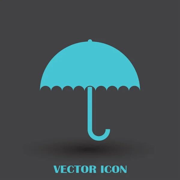 Ícone web vetor guarda-chuva — Vetor de Stock