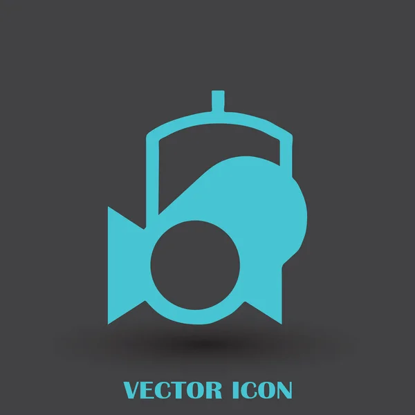 Spotlight vector web icon. — Stock Vector