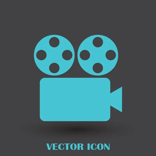 Icône vectorielle caméra vidéo — Image vectorielle