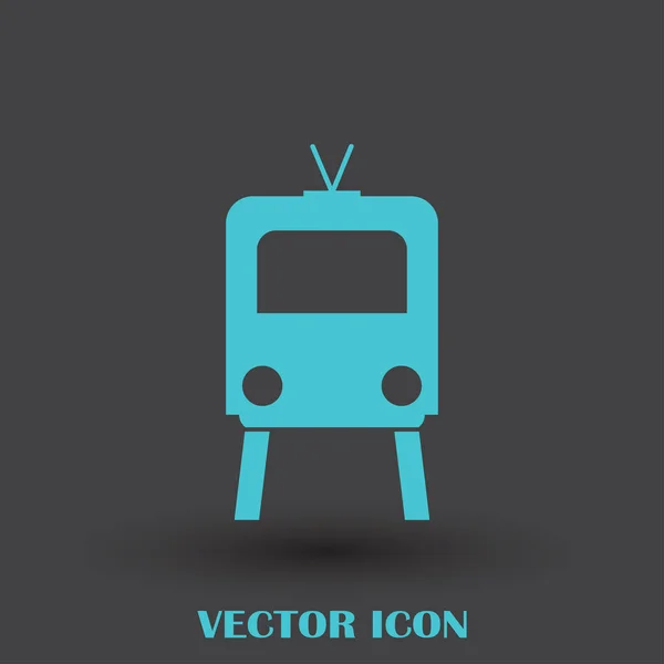 Plochý design vektorové ikony vlak — Stockový vektor