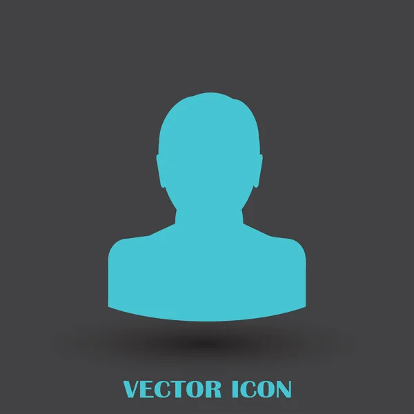 Hombre de negocios vector icono web — Vector de stock