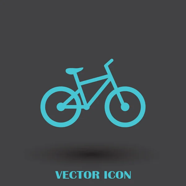 Icono de bicicleta stock vector ilustración diseño plano — Archivo Imágenes Vectoriales