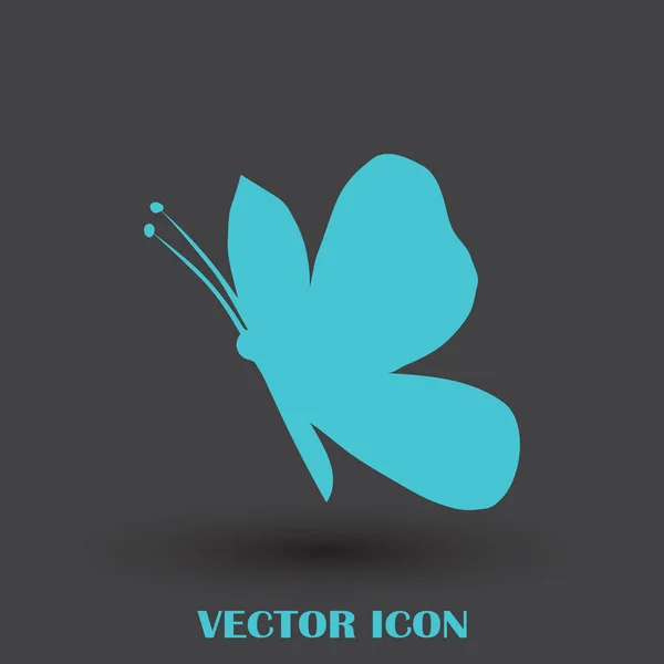 Ícone web vetor borboleta — Vetor de Stock