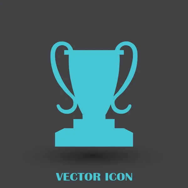 Икона векторного кубка — стоковый вектор