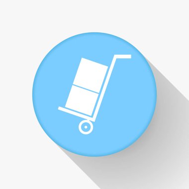 Bagaj simgesi. Web vektör stili.