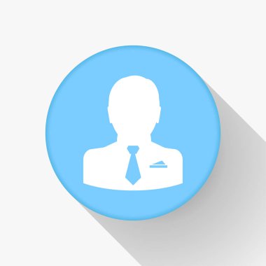 Adam profil simge vektör