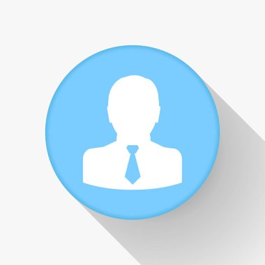 Adam vektör web simgesi.