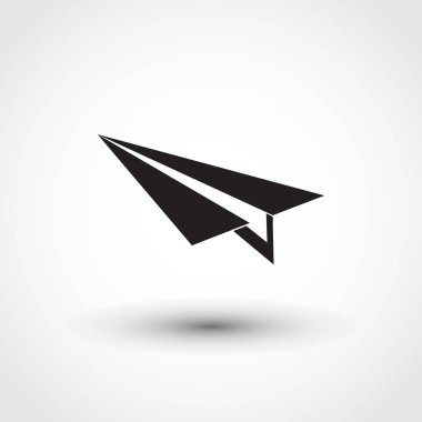 Uçak vektör web simgesi