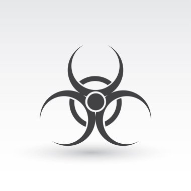Vektör biyo tehlike simgesi