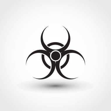 Vektör biyo tehlike simgesi