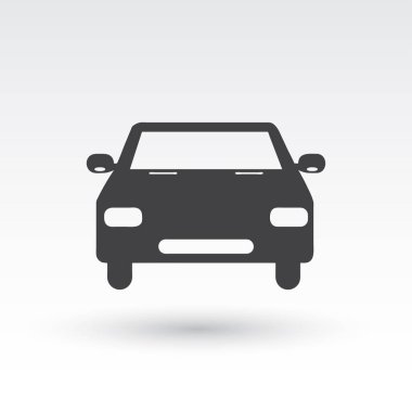 Araba simge vektör web tasarım