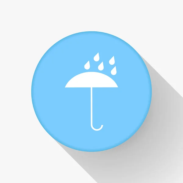 Regenschirm-Symbol. Webvektorstil. — Stockvektor