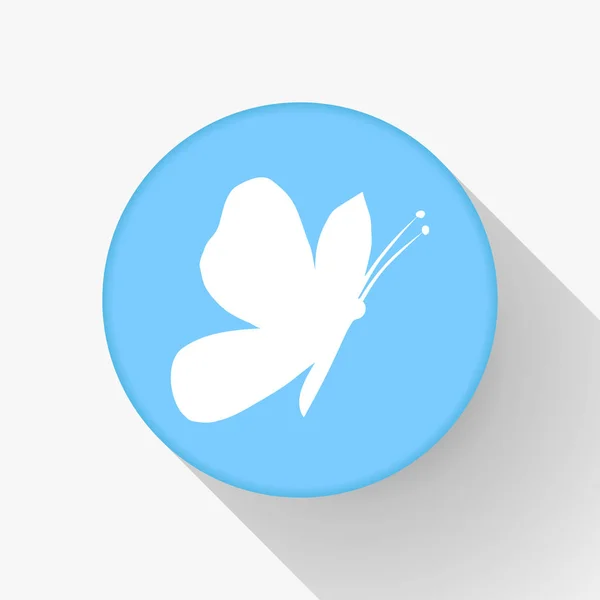 Icône papillon web design — Image vectorielle
