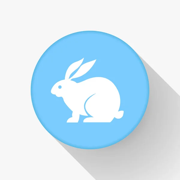 Иллюстрация иконки кролика — стоковый вектор