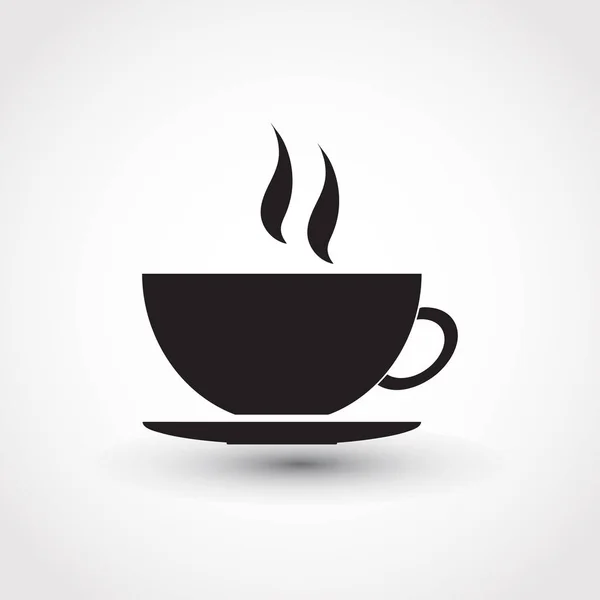 Taza de café vector icono — Archivo Imágenes Vectoriales