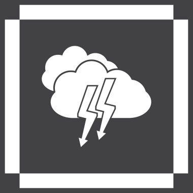 Beyin fırtınası yaratıcı bir fikir düz tasarım simgesi.