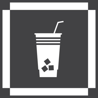 Kokteyl vektör web simgesi