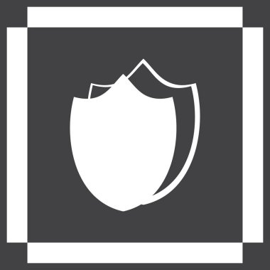 Kalkan vektör web simgesi