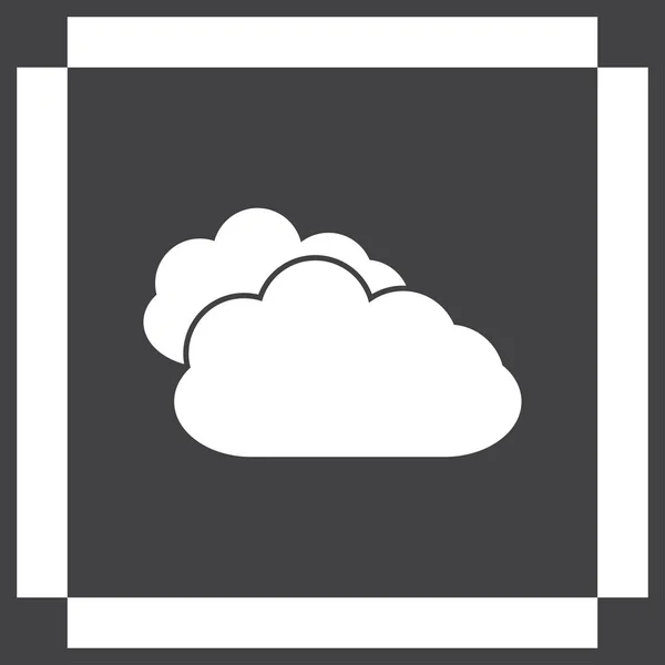 Cloud Icon web Vector. — Stock Vector