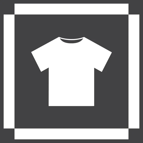 T-shirt web ícone vetor . —  Vetores de Stock