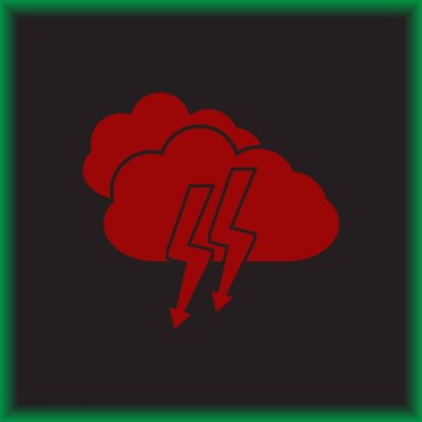 Beyin fırtınası yaratıcı bir fikir düz tasarım simgesi.