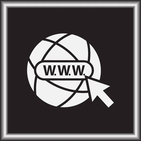 Веб-сайт Векторна веб-іконка — стоковий вектор