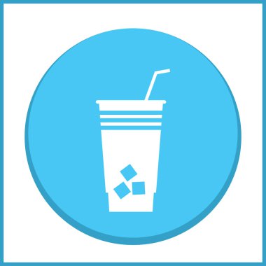 Kokteyl vektör web simgesi