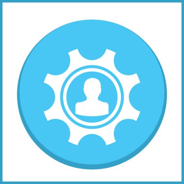 antika arka plan vektör sanat ile dişli simgesini