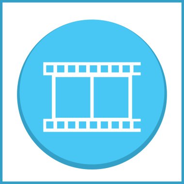 video simgesi, vektör illüstrasyonu