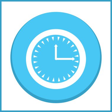 Saat, saat vektör simgesi